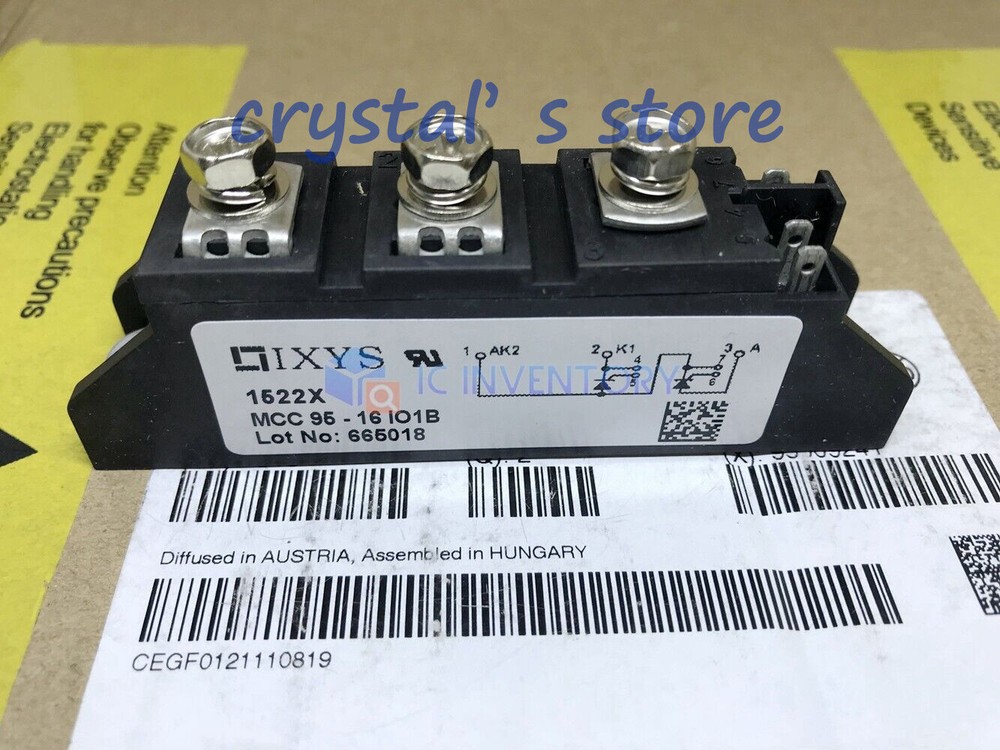1PCS MCC95-16IO1B Encapsulation:MODULE,Thyristor Modules Thyristor/Diode