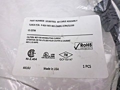 Turck 101897932 P-RSV RKV 402-2368XL-0.9M/S1599 U2-25794 Cable Assembly 600V NOS