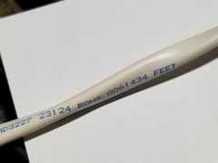 Belden 6T00UP 10/1P Twist Pair Plenum Commercial Audio/Speaker Cable White /25ft
