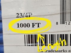 1000FT WAVENET 23AWG 4PR 600MHZ STP/FTP – BLUE – WOODEN REEL WAV-CAT6-SHIELD-BL