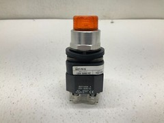 Allen Bradley 800T-PA16 Amber Orange Illuminated Push Button 800T-N326 (TSC)