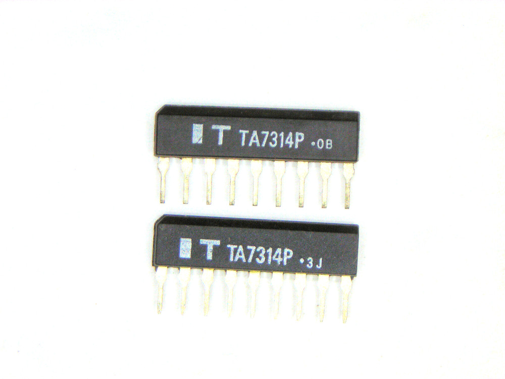 TA7314P “Original” Toshiba 9P SIP IC 2 pcs