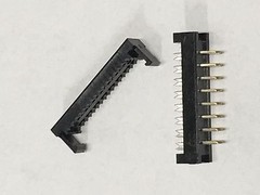 Flat Cable 16 Pins connector 6ft IDC Ribbon 1.27mm pitch and 5 sets connectors