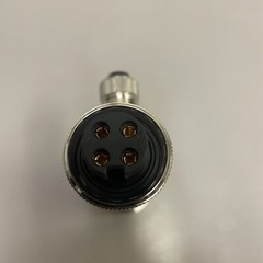 MENCOM CORP. PMINH-44MFF-T, CONNECTOR, MALE/FEMALE, 4 POLE #248191