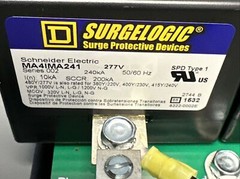SQUARE D TVS4EMA24ASWT1 SURGE PROTECTIVE DEVICE SERIES 002 480Y/277V TYPE 3R