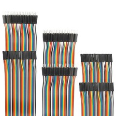 120pcs 10cm Breadboard Jumper Wires Assorted Kit, 15cm 20cm 30cm 40cm 50cm 10…