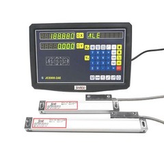 2 Axis DRO digital readout for milling lathe machine with linear scale 650 350 !