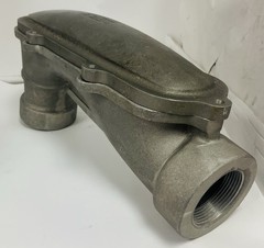 EATON CORPORATION CROUSE HINDS NO. LBD7700 SA 2 1/2 AL MOGUL OUTLET BODY 90 DEG