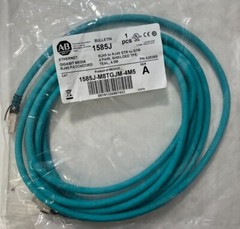 AB – 1585J-M8TGJM-4M5 – Ethernet Gigabit Media RJ45 PATCHCORD – NEW