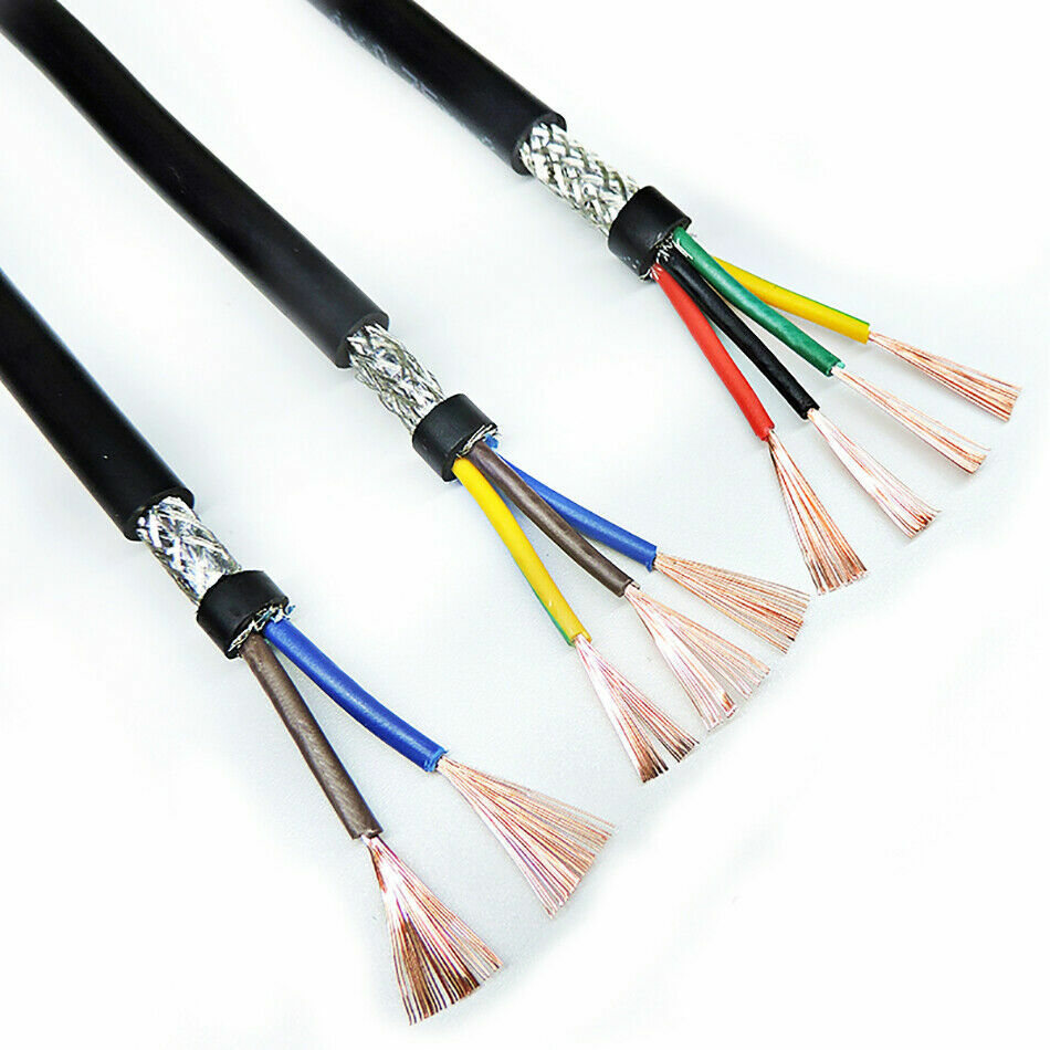 RVVP 2/3/4 Core 0.15/0.2/0.3/0.5/0.75/1.0 mm² Shielded Cable Control Signal Wire