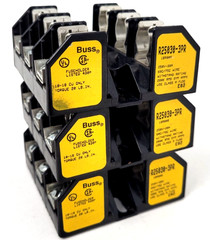 Lot of 3 – R25030-3PR Buss 250 Volt 30 Amp Fuse Holder – Next Day Option