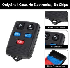 Replacement Key Fob Shell Case for 2003-2010 Ford Expedition & Navigator 5-Butto