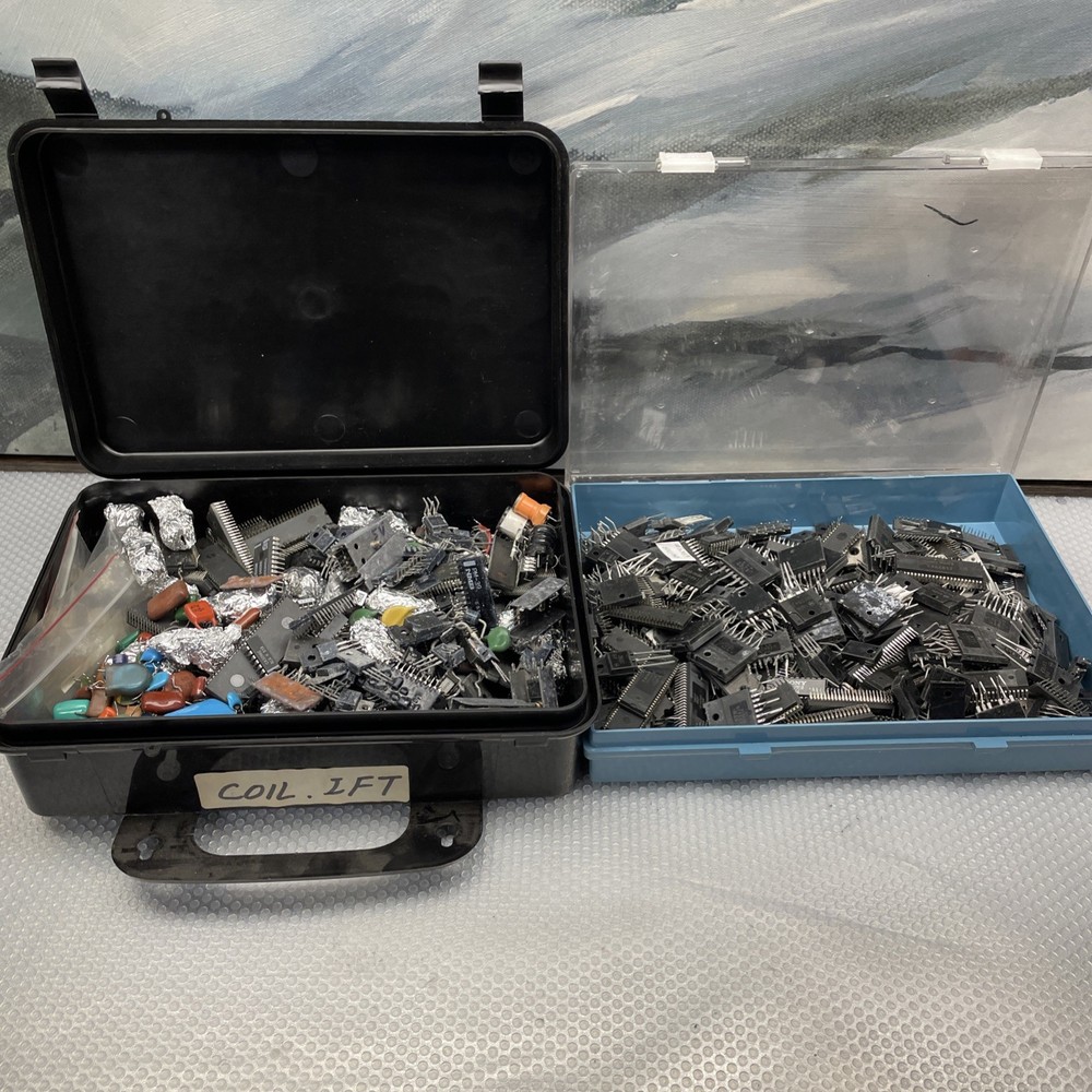 Mixed Lot of Electronic Components ICs, Passives, Semiconductors, etc.
