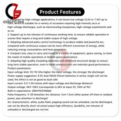 3.6V7.4V to 15KV Pulse Arc High Voltage Module Transformer DC High Voltage Board