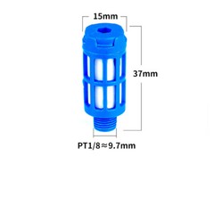 1/8″ 1/4″ 3/8″ 1/2″ 3/4″ 1″ Pneumatic Plastic Compressed Air Throttle Mufflers