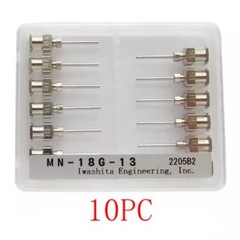 10PCS one box Applicable for (IEI) MN-18G-13 dispenser stainless steel needle