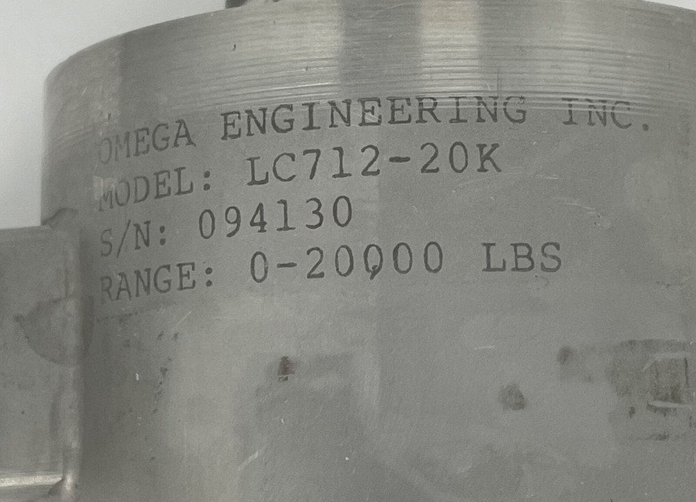 OMEGA ENGINEERING LC712-20K load cell never installed on shelf as spare