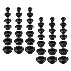 Rubber Coil Hollow Grommets Electrical Wire Cord Hole Plug