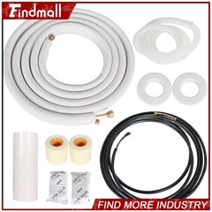 Findmall 1/4″-1/2″ Dia. Three Length Options for Mini Split Heat Pump Systems