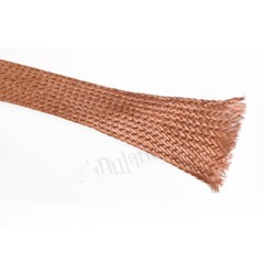 Flat Pure Copper Braid Cable Bare Copper Braid Wire Ground Lead 2mm – 28mm