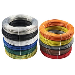 7-30AWG PTFE Silver-Plated Copper Stranded Electrical Wire Cable DIY Audio Wire