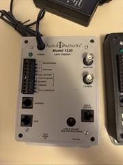 2 Ct AUDIO AUTHORITY 1520 / 1520B Lane Station With Power Supply