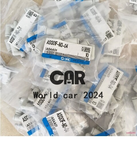 1Bag/10pcs SMC AS1301F-M3-04 Air Flow Control Valve Nickel Plated Brass