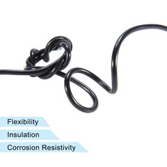 RVV Wire Cable Extension Cord Copper Wire Conductor 3 Core 20 AWG 10M/32.8ft