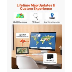 GPS Navigator for Car, 7 inch Touch Screen 16GB GPS Navigation System with Life