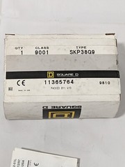 Square D Pilot Light 120V, 30mm, Green Lens 9001-SKP38G9