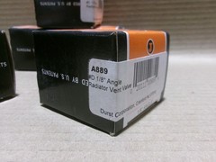 New Maid-O-Mist A889 Lot of 5 #D 1/8″ Angle Radiator Vent Valve AK