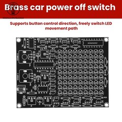 DC4.5-9V 81 LED Follow Spotlight Adjustable LED Game DIY Welding Electronic Kit