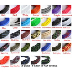 PET Nylon Expandable Braided Tube Sleeve Sheath Dense Car Audio Cable Wire 6MM