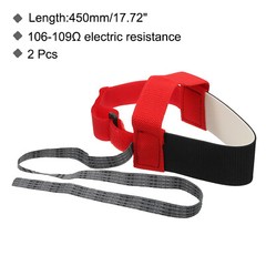2 x ESD Anti Static Foot Heel Straps Anti Static Wrist Strap Band Adjustable Red