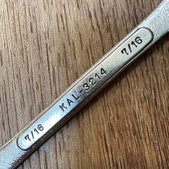 KAL Tools ~ 3214 ~ 12pt ~ 7/16” Combination Wrench ~ JAPAN ~ Drop Forged