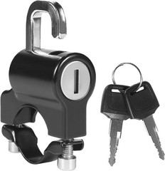 Motorcycle Helmet Lock 22mm-26mm Anti-Theft Metal Lock wi Material Type: Metal