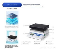 DigitalDisplay Corrosion-Resistant Stainless Steel Preheating Platform LC-DB-2AB