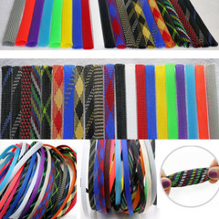 BRAIDED CABLE SLEEVING SHEATHING – AUTO ELECTRICS WIRE HARNESSING, MARINE 3~25mm