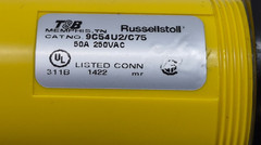 T&B Russelstoll 9C54U2/C75 / 9C54U2C75 50AMP 250VAC Connector