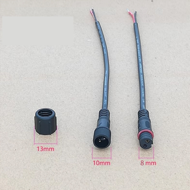 Waterproof Cable Wire Connector Male Female LED Power Cord Electric Adapter