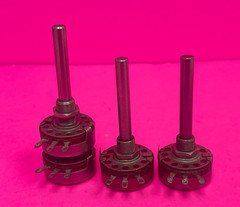 Ohmite CU-2521 (2.5K) & CU-1021 (1K) Potentiometer w/ AB Dual Potentiometer 300K
