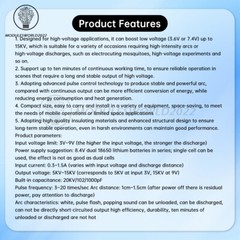 3.6V 7.4V to 15KV Pulse Arc High Voltage Module Transformer DC High Voltage Pack