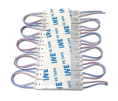 Block of 10 Super Bright 12 Volt AC/DC White LED Lights