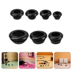 Rubber Coil Hollow Grommets Electrical Wire Cord Hole Plug