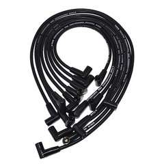 Heavy Duty Spark Plug Wires Black Cable Assembly For Hei Distributor Sbc Chevy