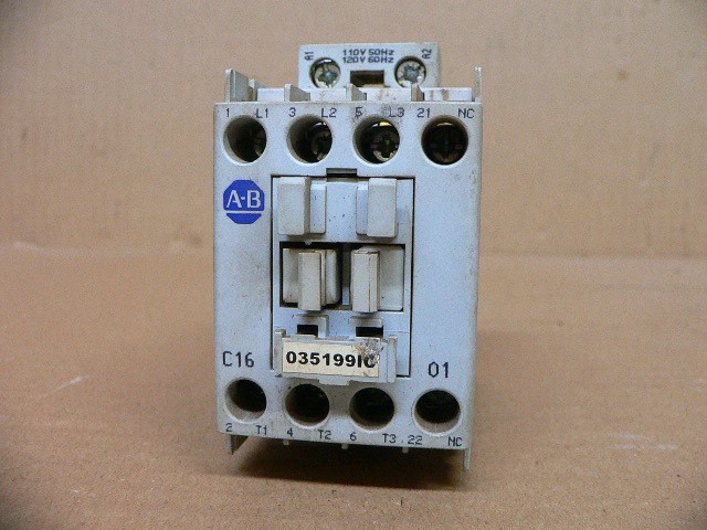 Allen Bradley 100-C16d01 Contactor Screw Terminals 7.5Kw/400V 110V Coil