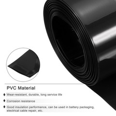 Battery Wrap 80mm Flat 18ft Heat Shrink Tube Wraps Black