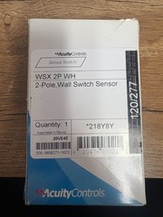 ACUITY CONTROL 2 POLE WALL SWITCH SENSOR # WSX 2P WH