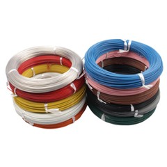 PTFE Cable Wire 28 30 awg Flexible Silver Copper Stranded Choose Colour / Length