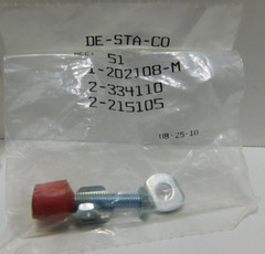 DE-STA-CO 202108-M / 215208 Negative and Positive Cap Tip Clamp Spindle Assbly